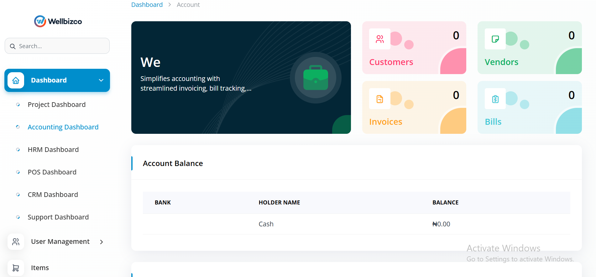 Dashboard