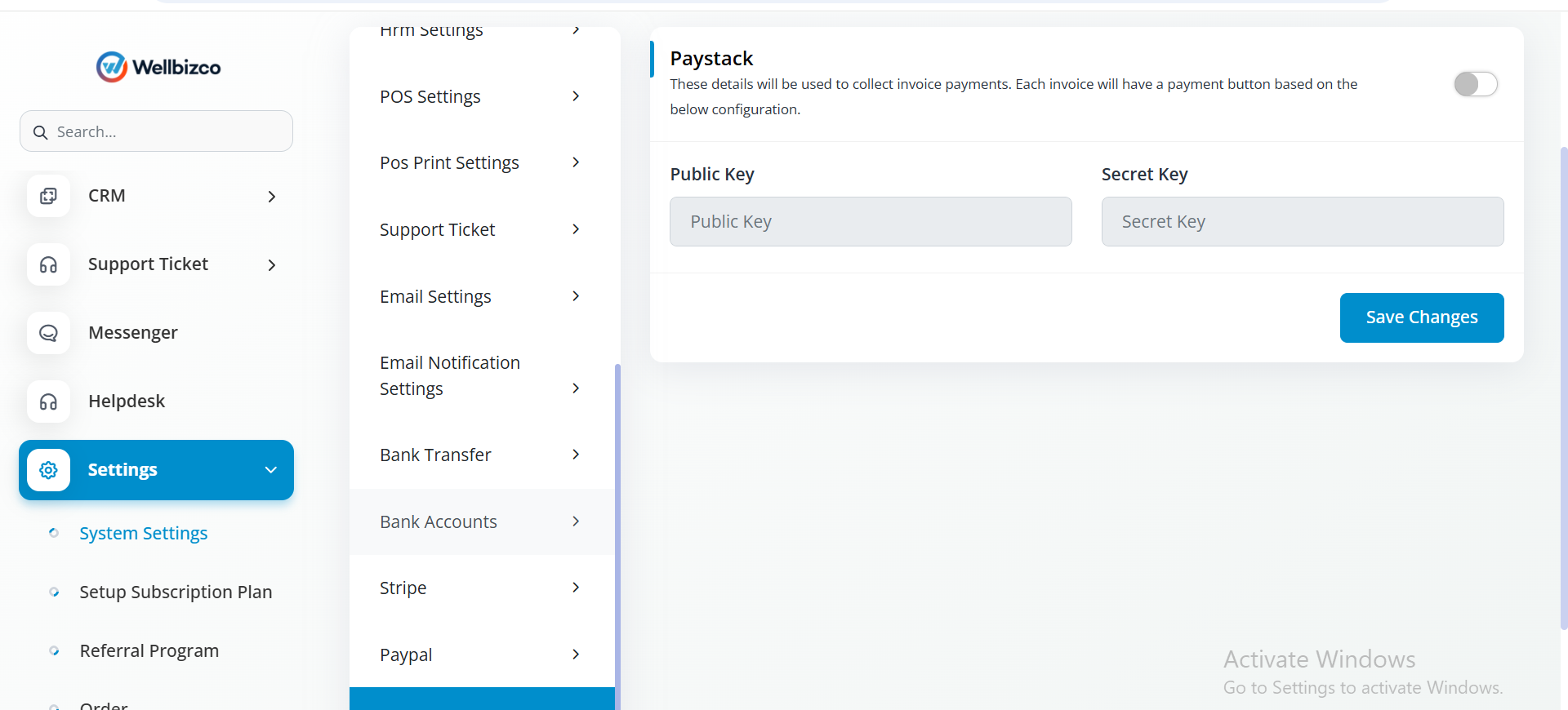 Paystack Integration